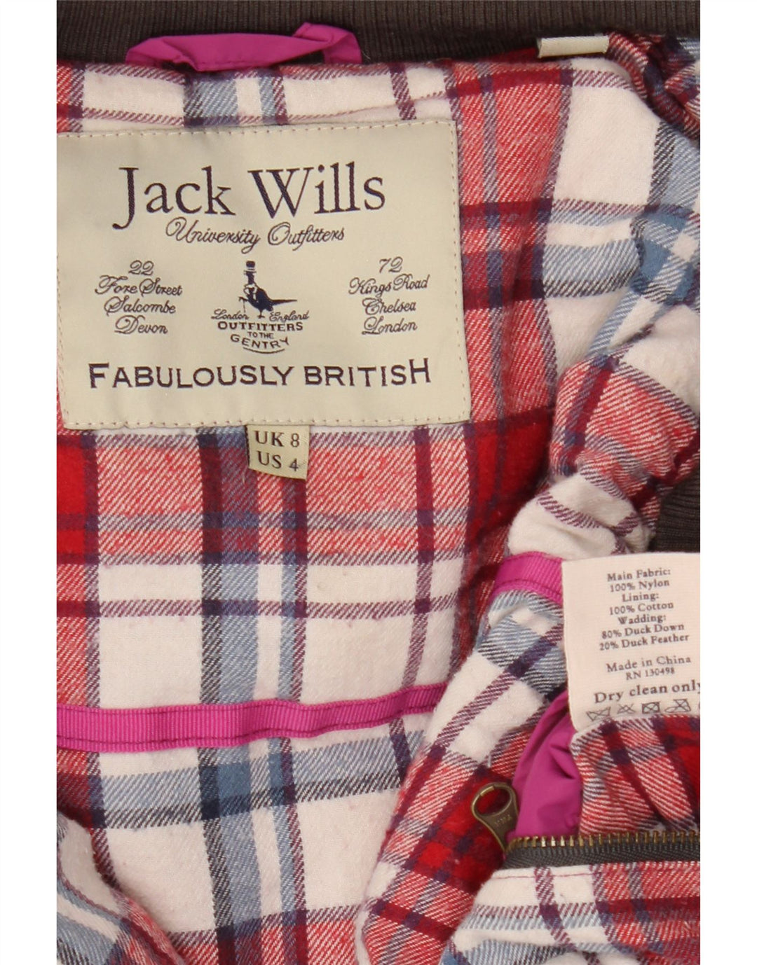 Женский утепленный жилет JACK WILLS UK 8, маленький серый нейлон