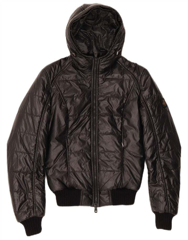 REFRIGIWEAR Женская утепленная куртка с капюшоном IT 42 Средний Черный Полиамид