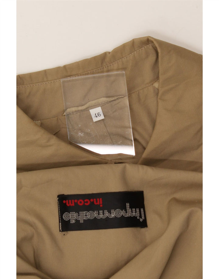 VINTAGE Womens Trench Coat IT 46 Large Beige Vintage Vintage and Second-Hand Vintage from Messina Hembry 