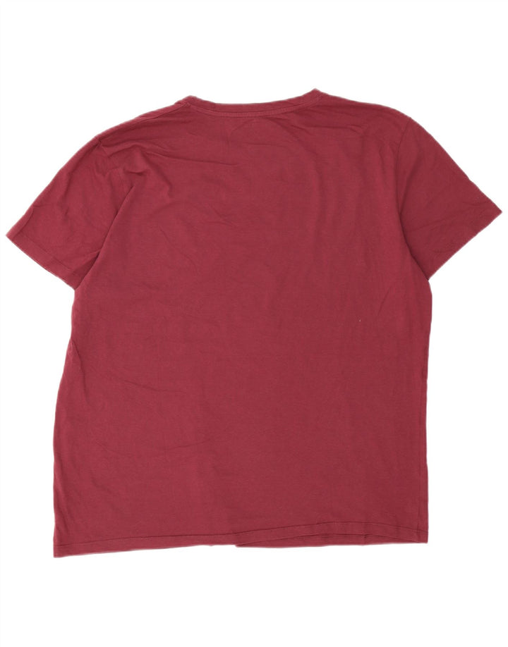 Мужская футболка Jack & Jones Top XL бордовая