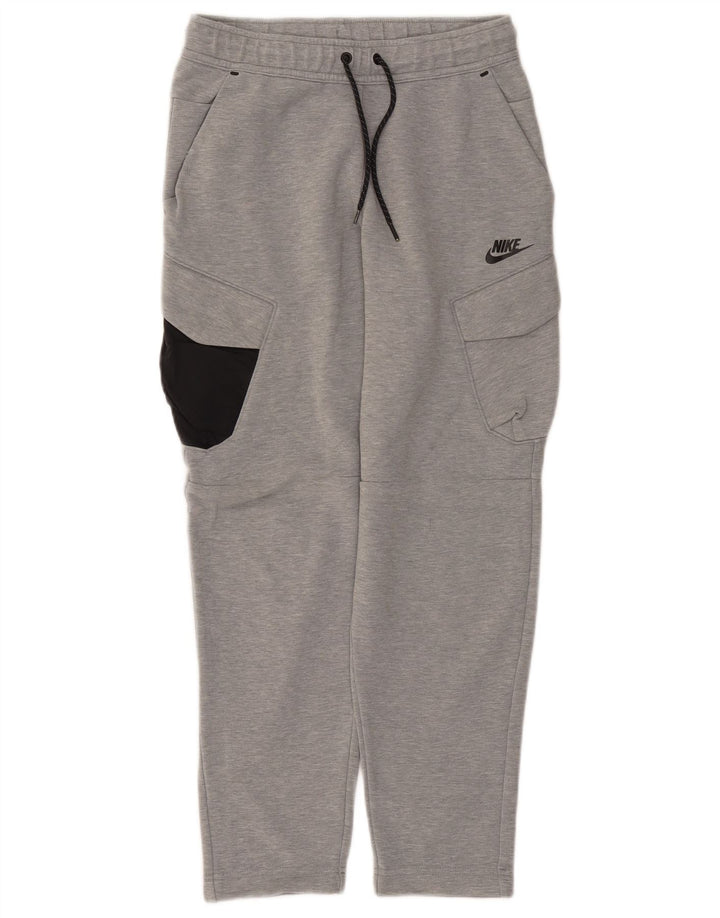 Мужские спортивные брюки-карго Nike, маленькие серые хлопковые брюки с цветными блоками