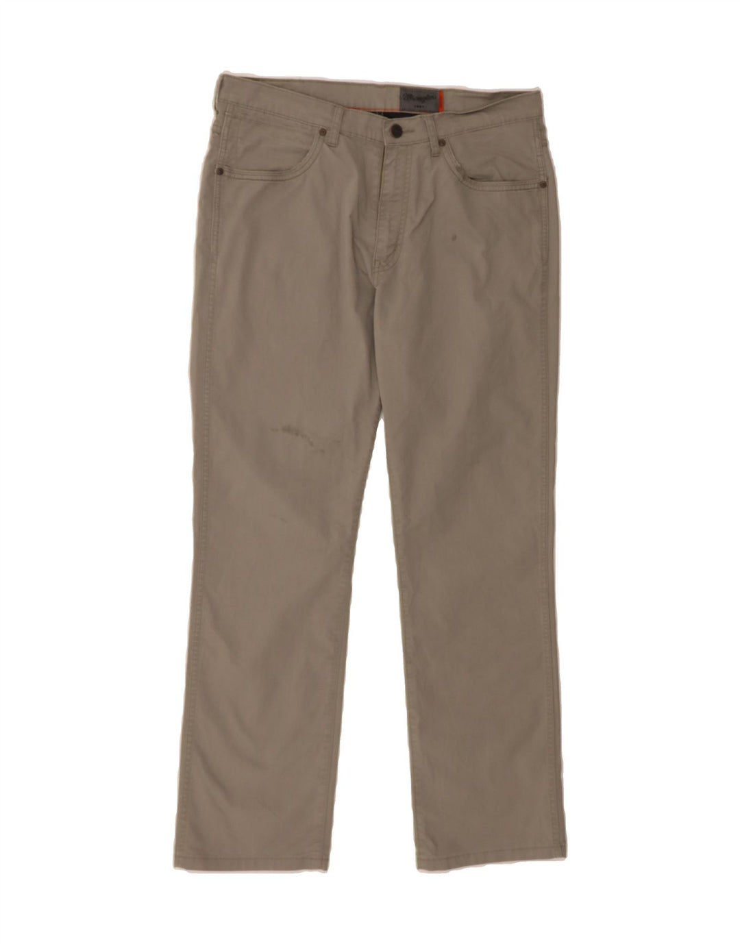 WRANGLER Mens Straight Casual Trousers W34 L30 Grey Vintage Wrangler and Second-Hand Wrangler from Messina Hembry 
