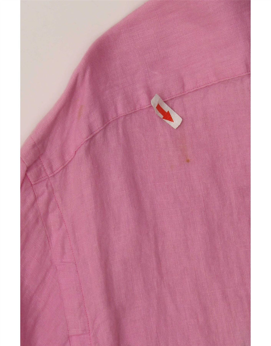 Мужская рубашка Polo Ralph Lauren из льна среднего розового цвета