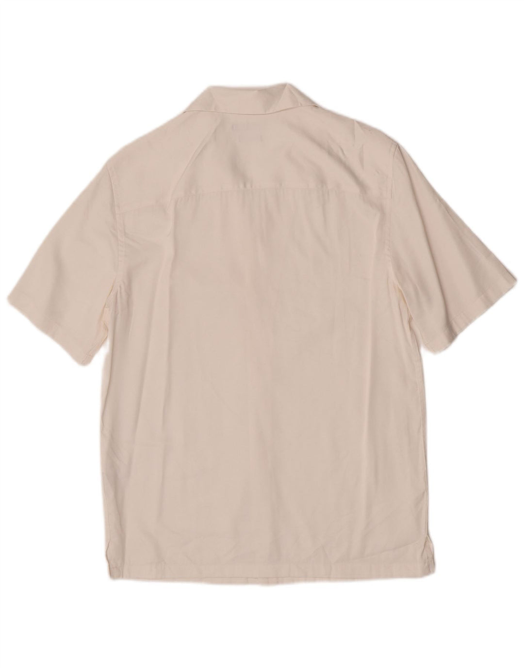 Мужская рубашка с коротким рукавом Zara, маленькая белая вискоза