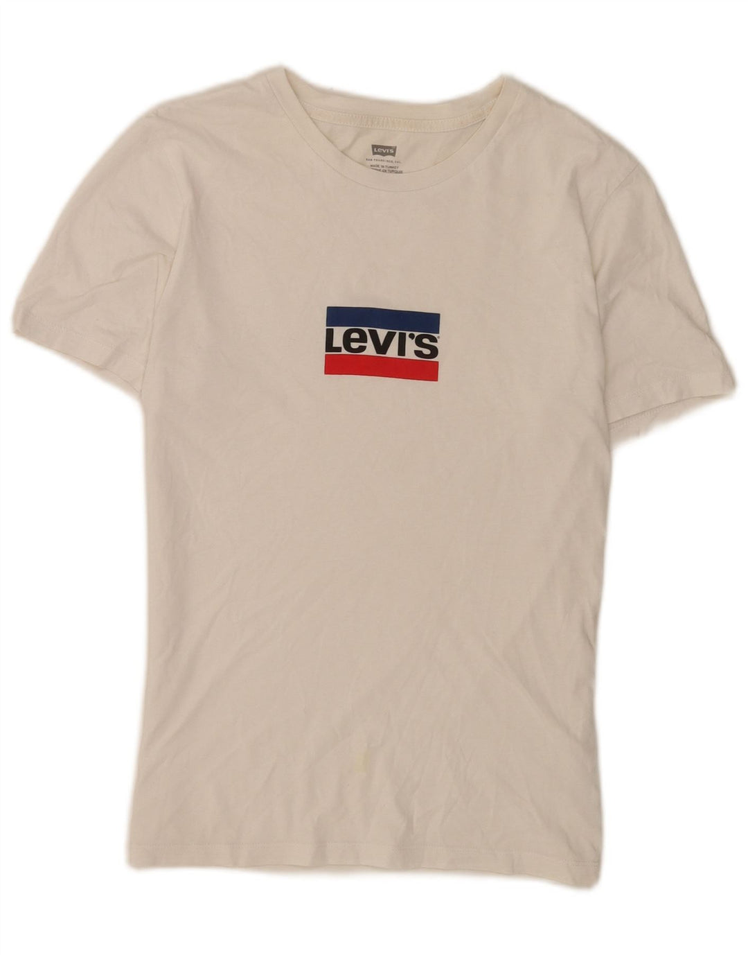 Мужская футболка с рисунком Levi's Top XS, белый хлопок