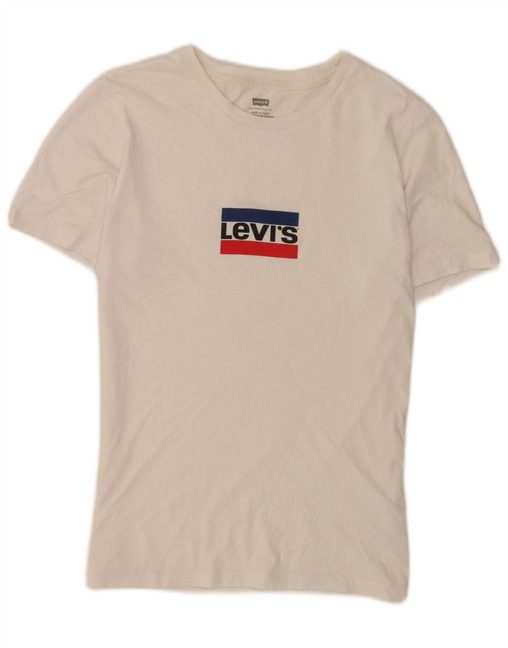 Мужская футболка с рисунком Levi's Top XS, белый хлопок