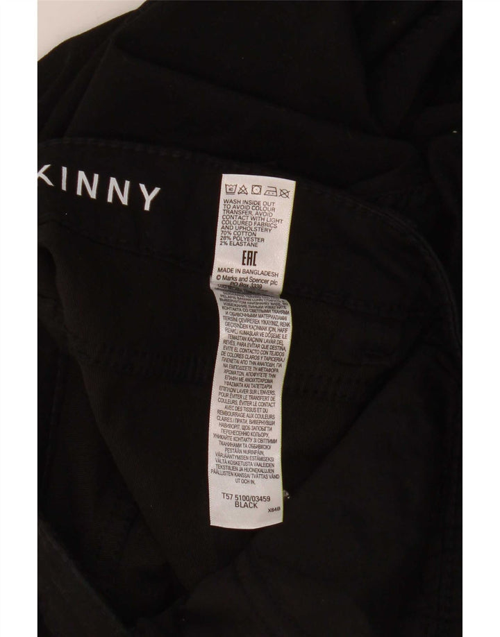 Женские укороченные брюки Marks & Spencer UK 12 Medium W30 L22 Черные