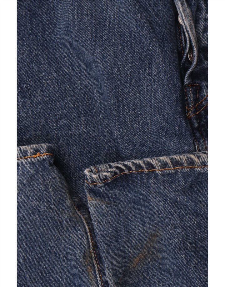 Мужские прямые джинсы Levi's 501 W32 L34 синие, хлопок