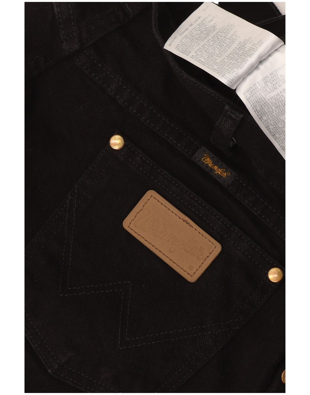 Джинсы мужские прямые Wrangler W36 L30 черные