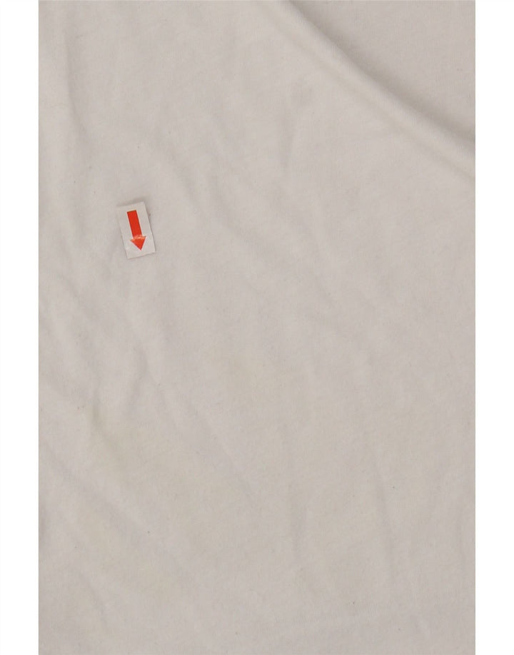 NIKE Womens Oversized Graphic T-Shirt Top UK 6 XS White