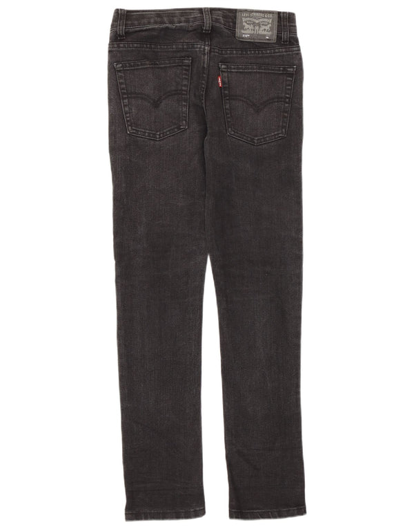 Джинсы скинни Levi's 510 для мальчиков 9–10 лет W26 L27, черный хлопок