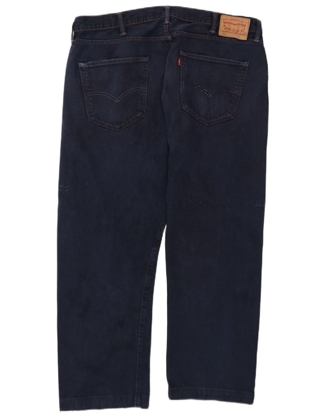 Мужские прямые джинсы Levi's 501 W38 L27 темно-синие