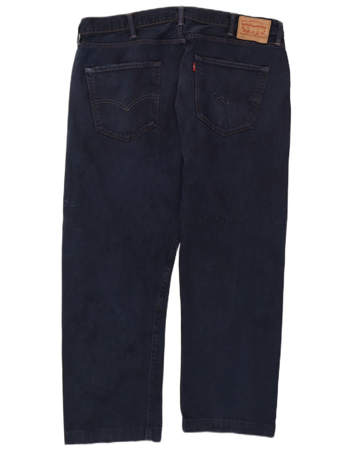Мужские прямые джинсы Levi's 501 W38 L27 темно-синие