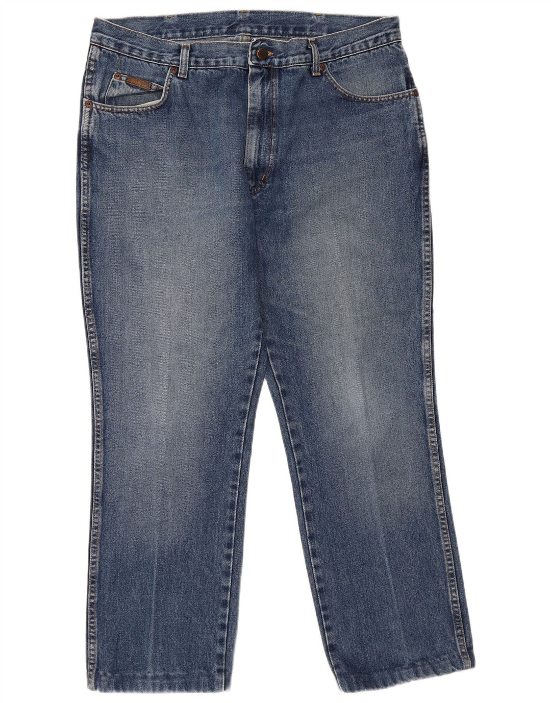 Мужские прямые джинсы Wrangler Texas W38 L30, синий хлопок