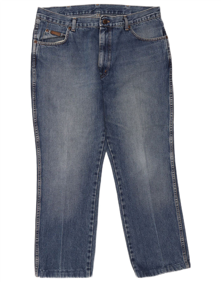 Мужские прямые джинсы Wrangler Texas W38 L30, синий хлопок
