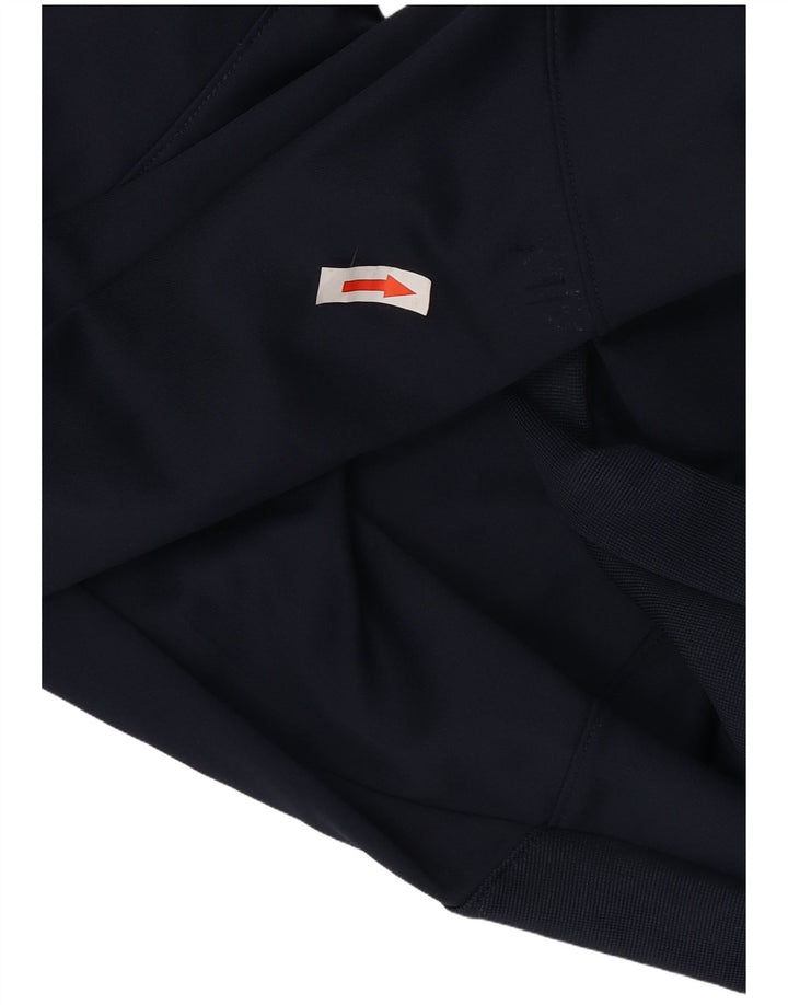 Мужские спортивные брюки Nike Dri Fit с графическим рисунком, средние темно-синие полиэстеровые брюки