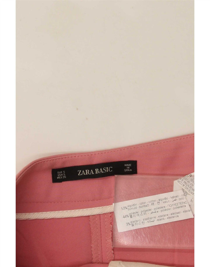 Женские шорты Zara Small W26, розовый хлопок