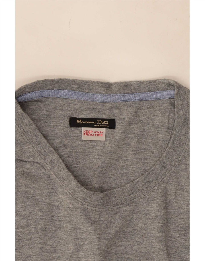 Massimo Dutti Мужская футболка Top Medium Grey