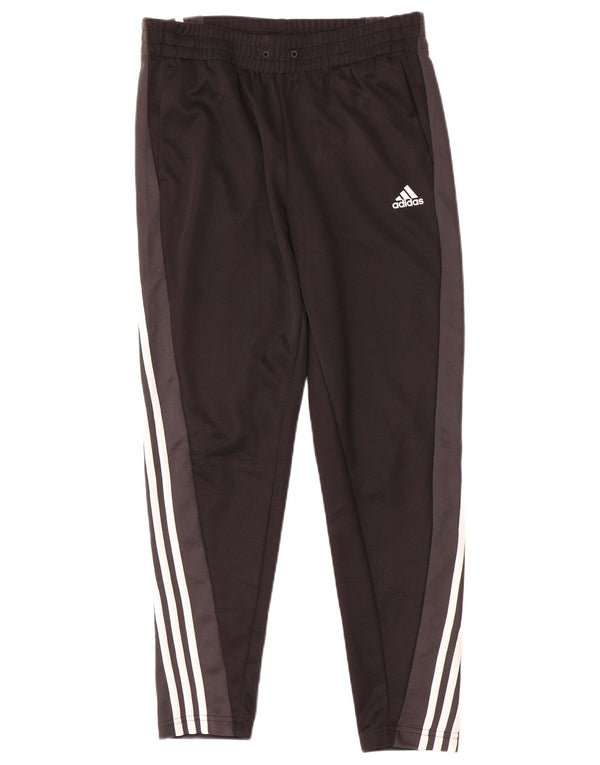 Женские спортивные брюки Adidas UK 12/14, средние черные цветные блоки