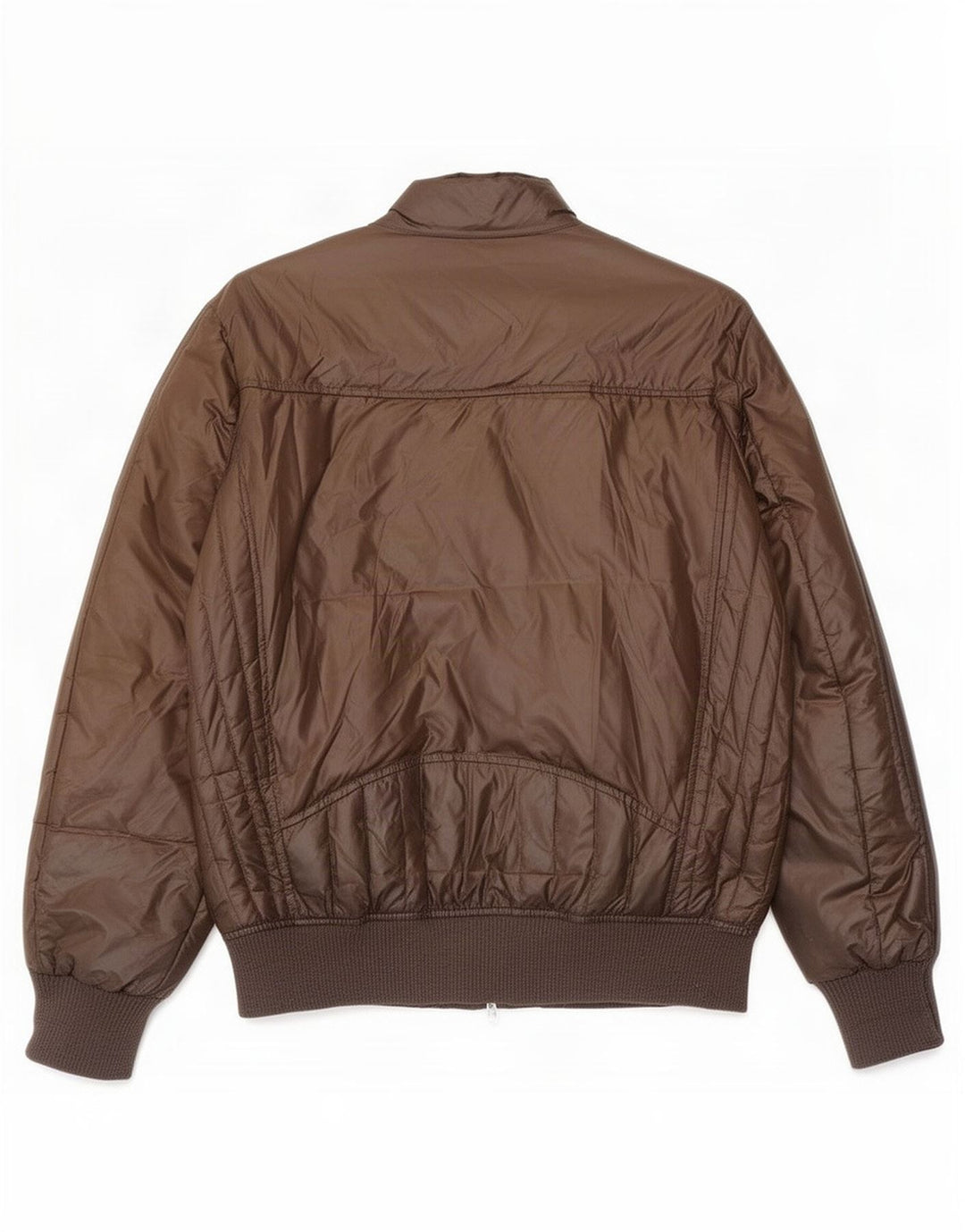 Мужская стеганая куртка Brooksfield IT 50 большая коричневая из полиэстера