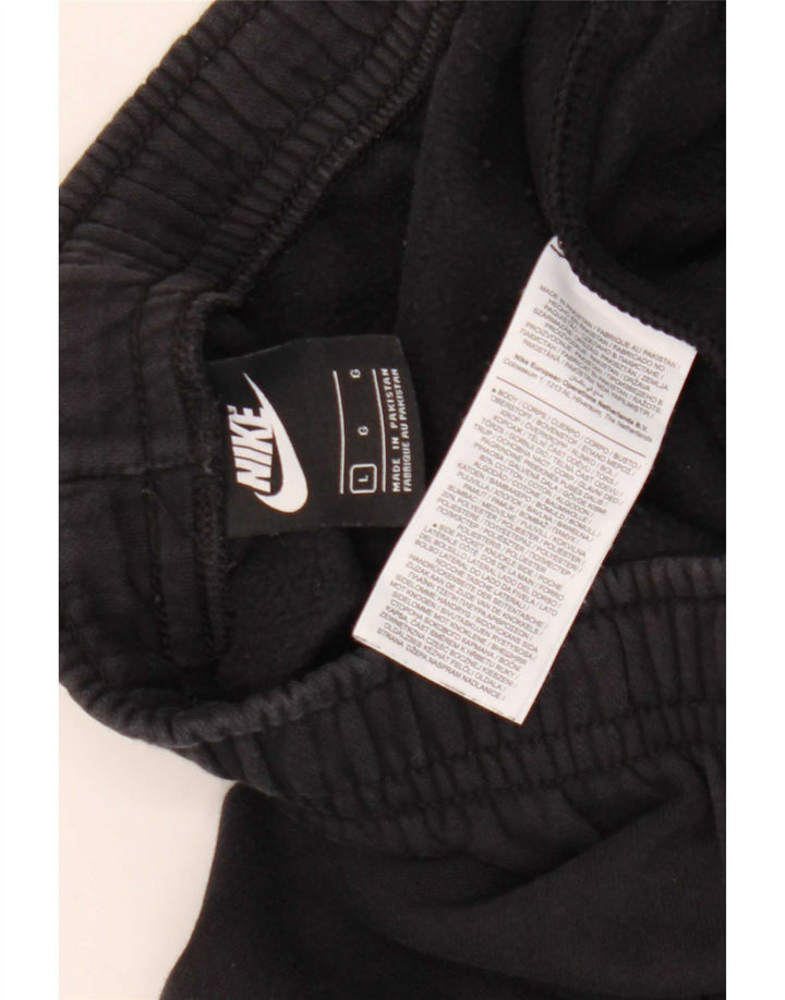 Мужские спортивные брюки с графическим рисунком Nike, большие черные хлопковые брюки