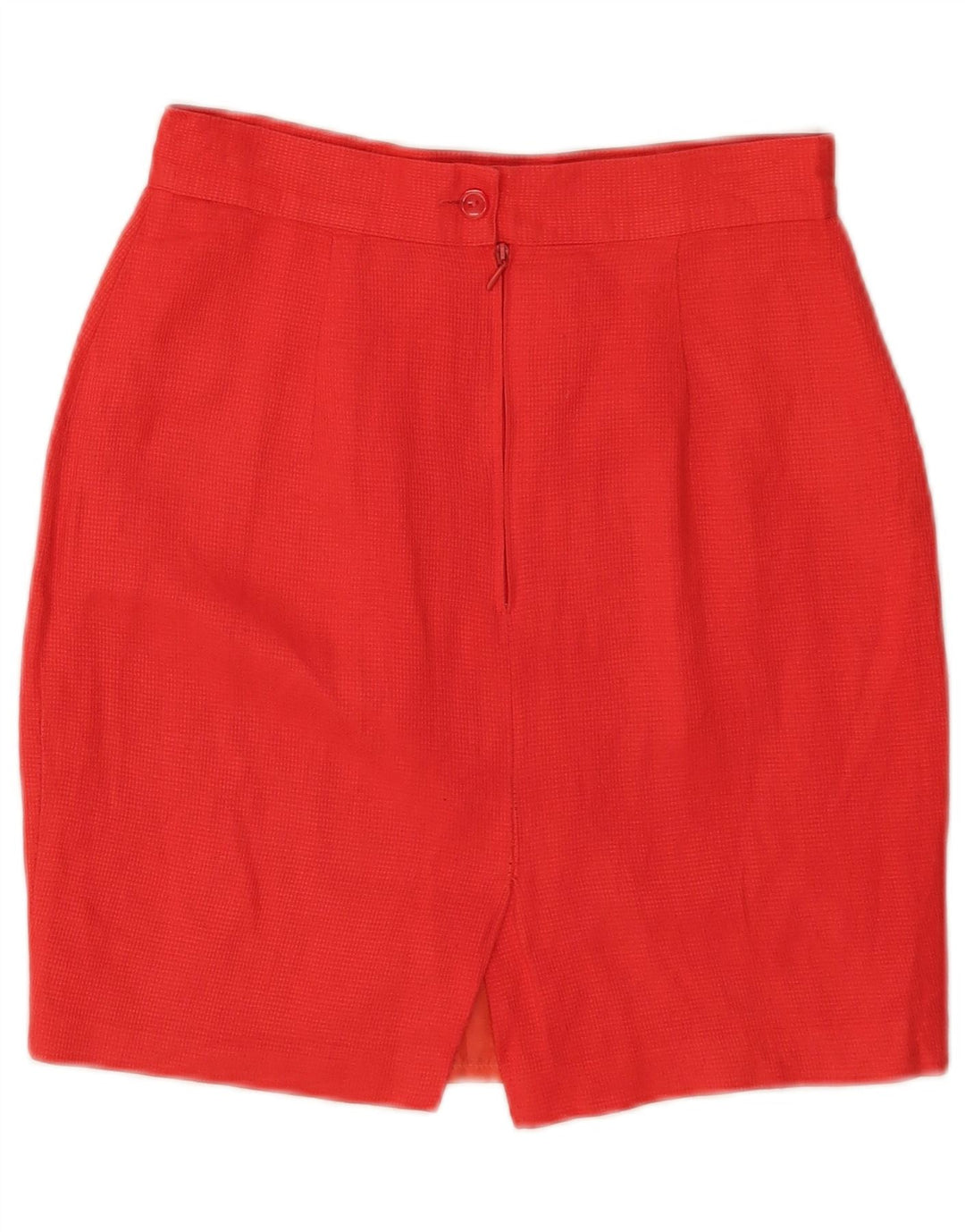 Женская мини-юбка-карандаш Benetton IT 42 Medium W26, лен в красную клетку