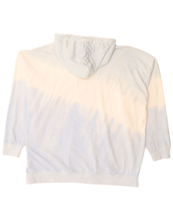 Мужской джемпер с капюшоном оверсайз Gap XL, синий, хлопок тай-дай