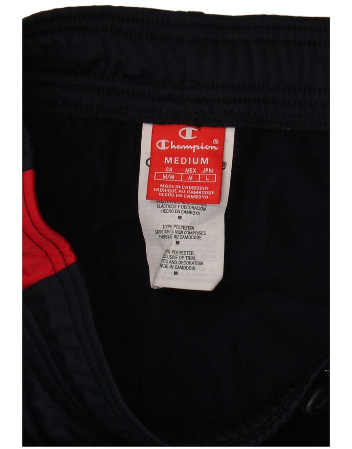 Мужские спортивные брюки Champion, средние темно-синие, полиэстер с цветными блоками