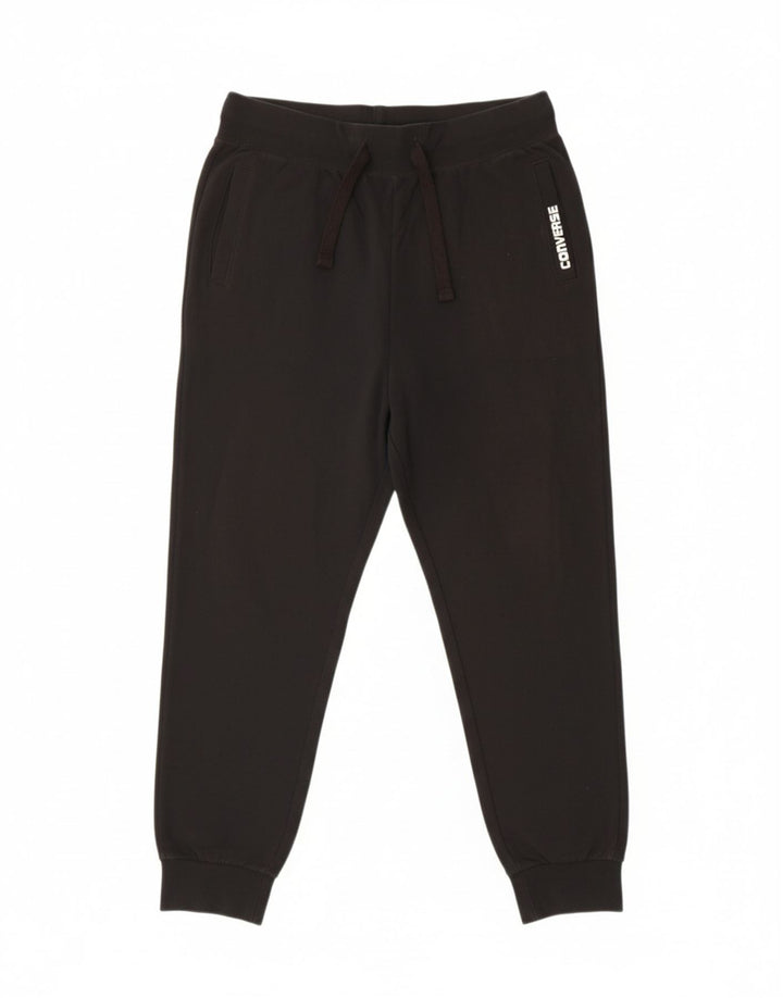 CONVERSE Womens Tracksuit Trousers Joggers UK 14  Medium  Black Cotton Vintage Converse and Second-Hand Converse from Messina Hembry 