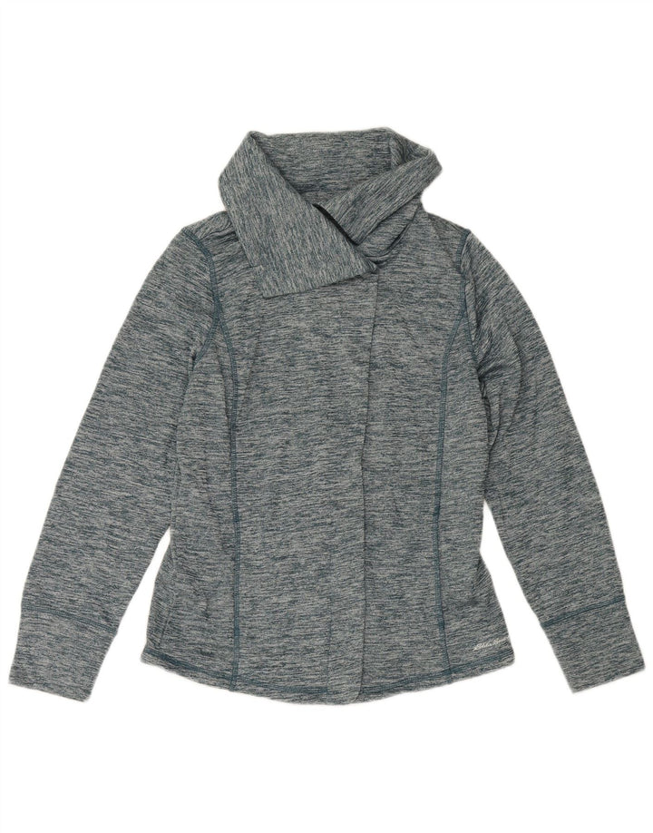 Женский спортивный костюм Eddie Bauer, верхняя куртка UK 16, большой синий полиэстер с крапинками