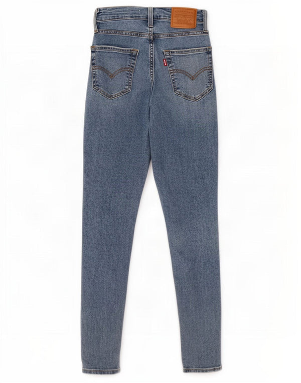 Женские джинсы скинни Levi's 721 с высокой посадкой W23 L28, синие, хлопок