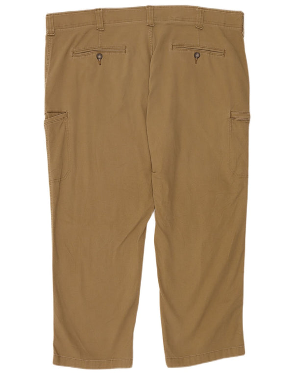 Мужские прямые брюки карго LEE W44 L28, бежевые, хлопок