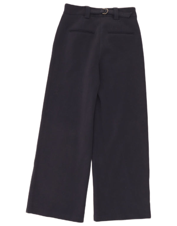 Женские брюки-чиносы с высокой талией Marks & Spencer UK 8 Small W26 L30 Темно-синие, бл.