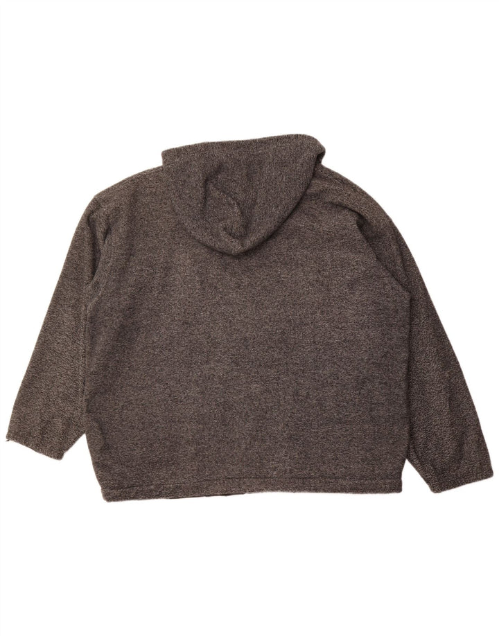 Мужская флисовая куртка CHAMPION с капюшоном UK 42 XL, серый полиэстер в тонкую полоску