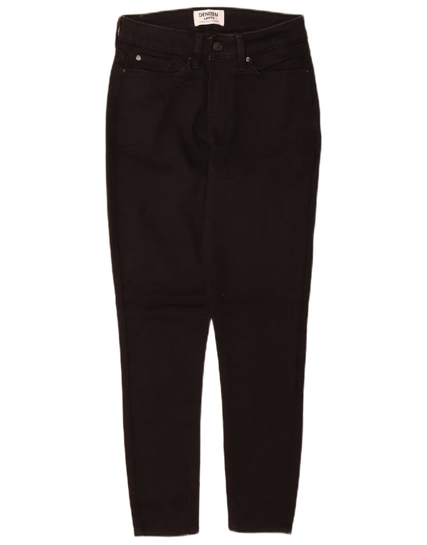 Женские повседневные брюки Denizen Levi's с высокой талией, размер США 4, маленький W27 L28, черные