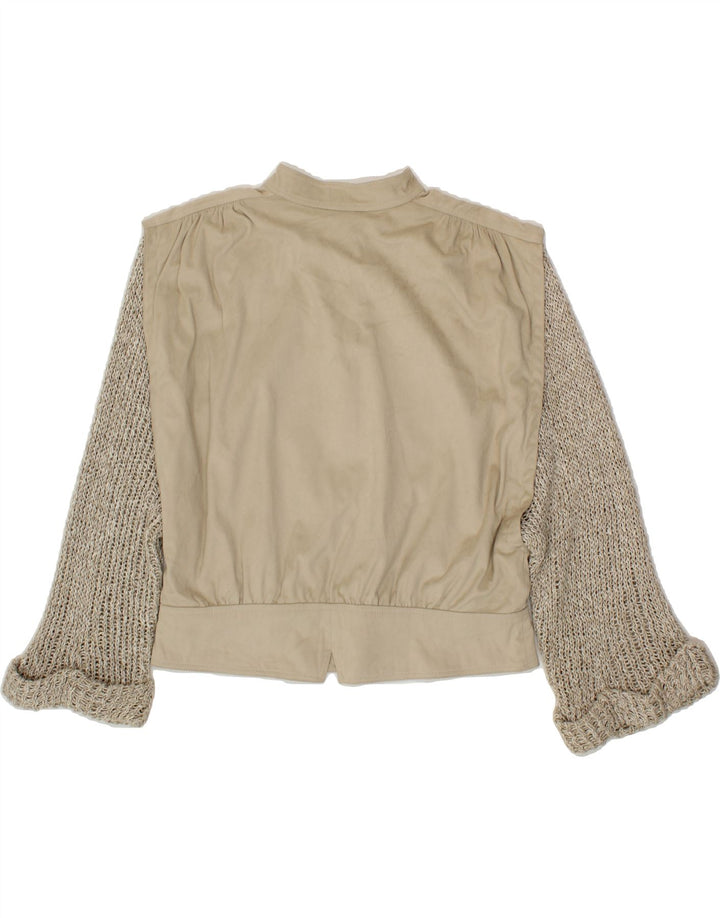 MARZ Womens Cardigan Sweater EU 38 Medium Beige Polyester Vintage Marz and Second-Hand Marz from Messina Hembry 