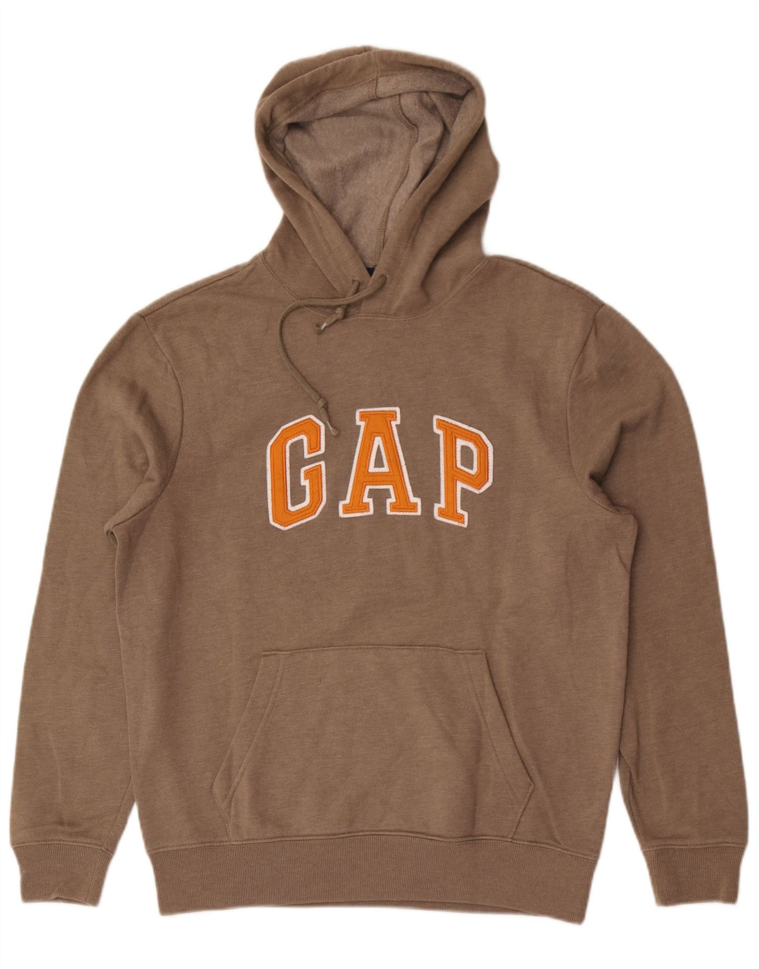 Мужской джемпер с капюшоном Gap среднего коричневого цвета, хлопок