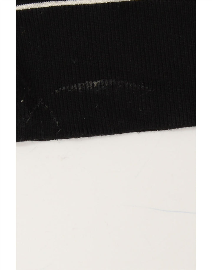 Женское платье-джемпер с длинными рукавами ZARA UK 18 XL, вискоза в черную полоску