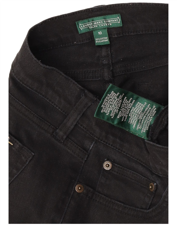 Женские узкие джинсы Ralph Lauren, размер США 10, большие W32 L30, черный хлопок