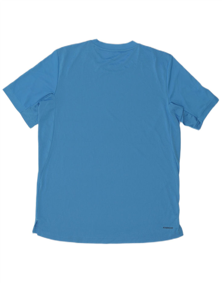 Мужская футболка ADIDAS Aeroready Regular Fit, средний синий