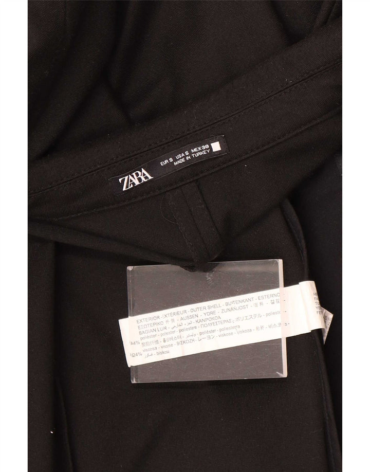 Мужской пиджак на 1 пуговице Zara UK 36, маленький черный полиэстер