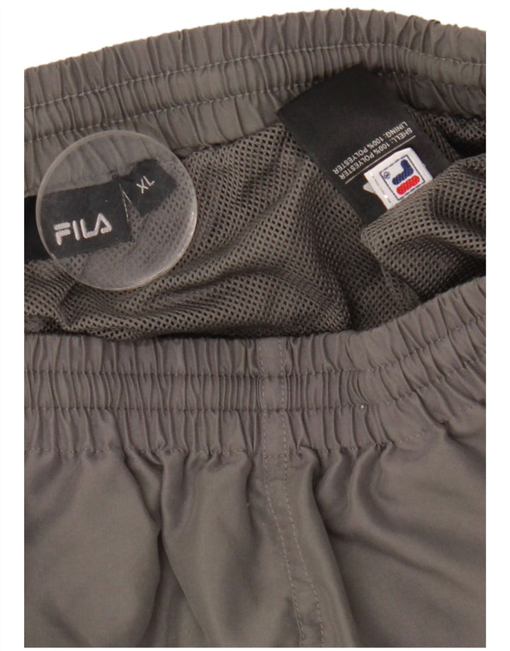 Мужские спортивные шорты Fila XL серые из полиэстера