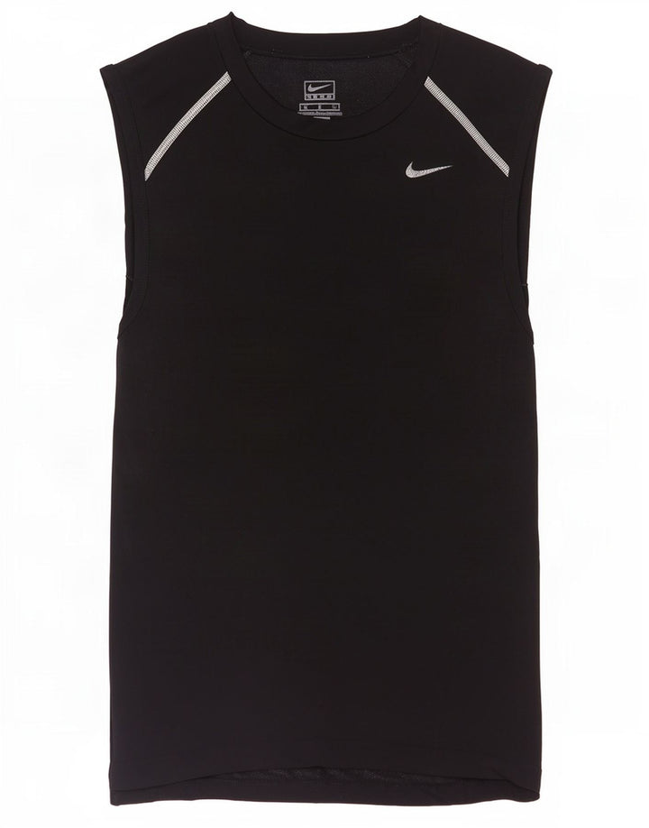 Майка Nike для мальчиков 13-14 лет, черная