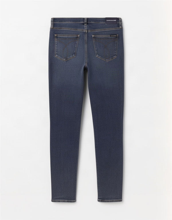 Calvin Klein Womens High Rise Skinny Jeans W32 L32 Blue Cotton
