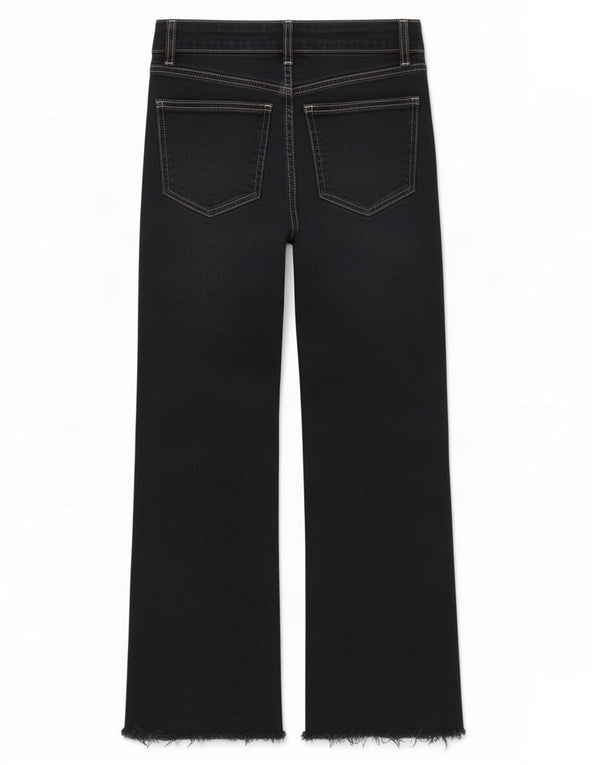 Женские укороченные джинсы Zara EU 38 Small W28 L24, черные