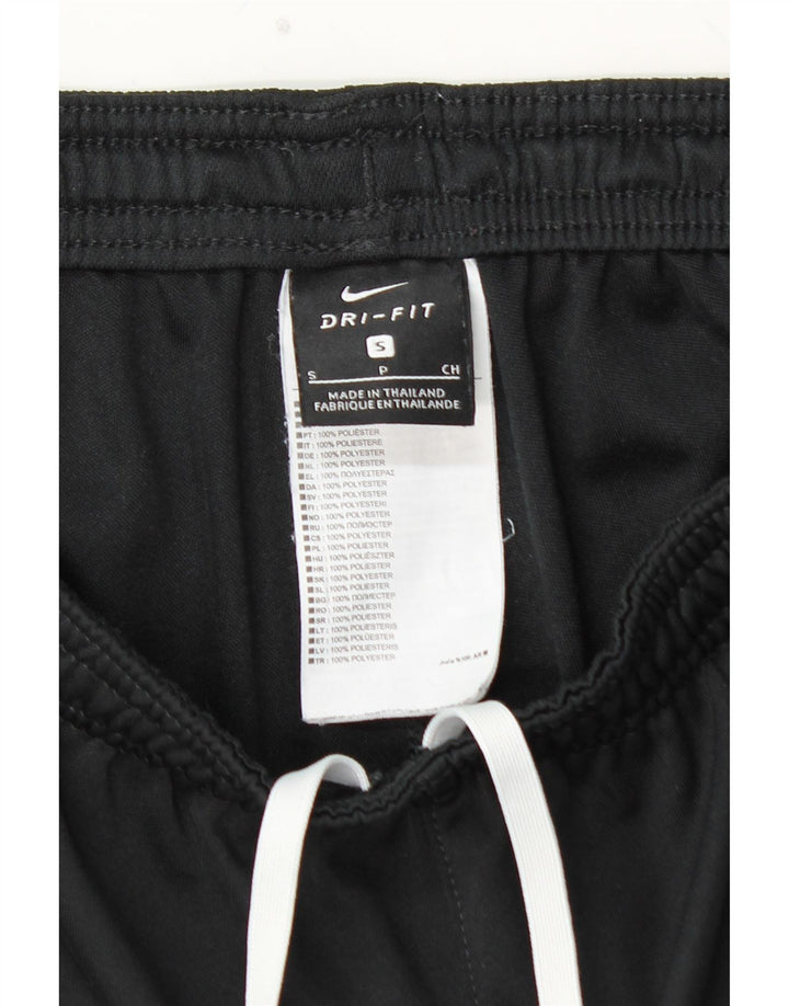 Мужские спортивные брюки NIKE Dri Fit, маленькие черные, из полиэстера