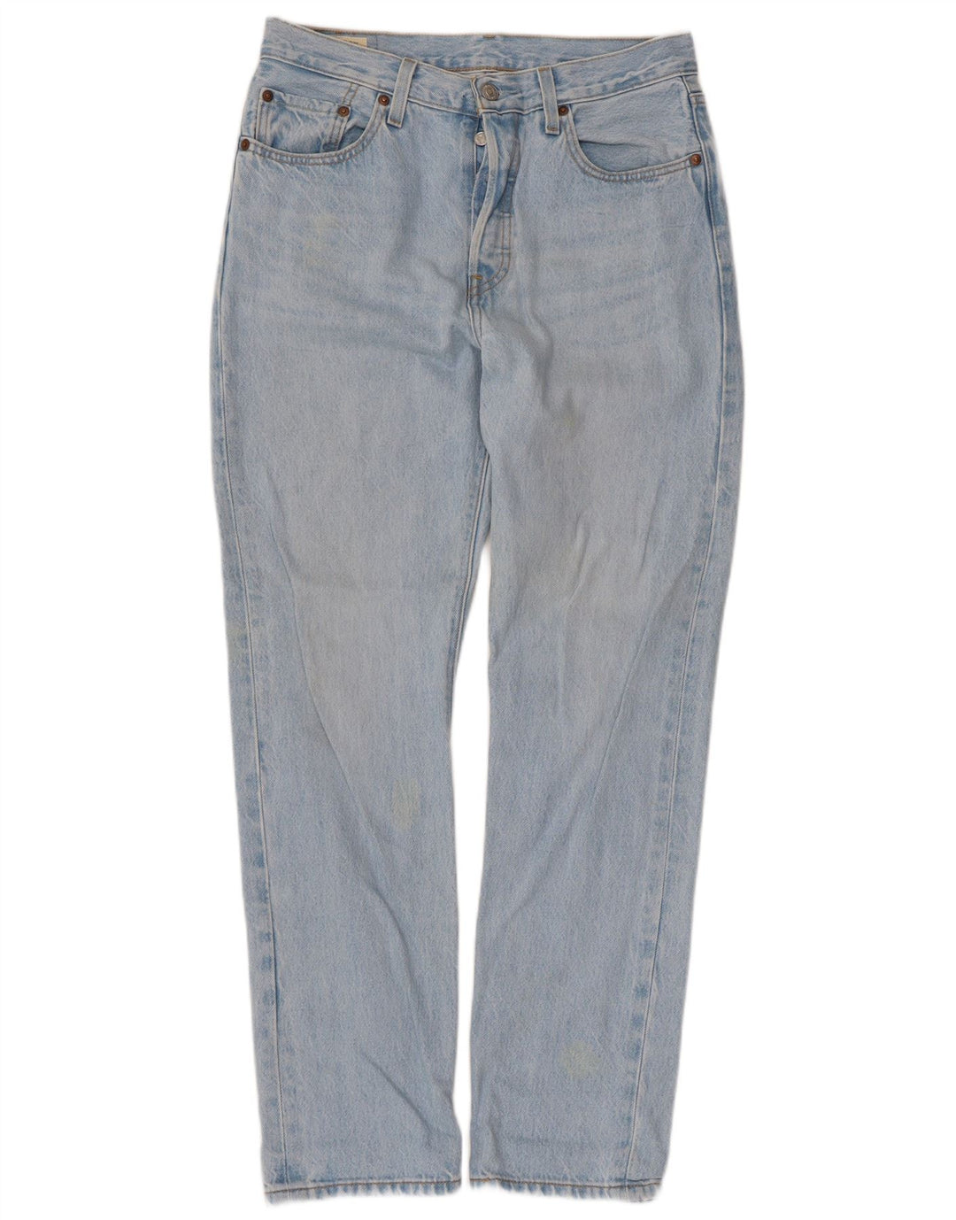 Мужские прямые джинсы Levi's 501 W28 L30 синие, хлопок