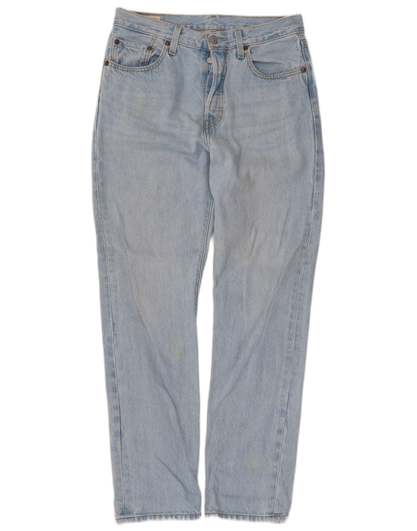 Мужские прямые джинсы Levi's 501 W28 L30 синие, хлопок