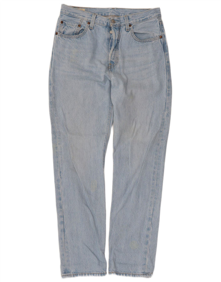 Мужские прямые джинсы Levi's 501 W28 L30 синие, хлопок