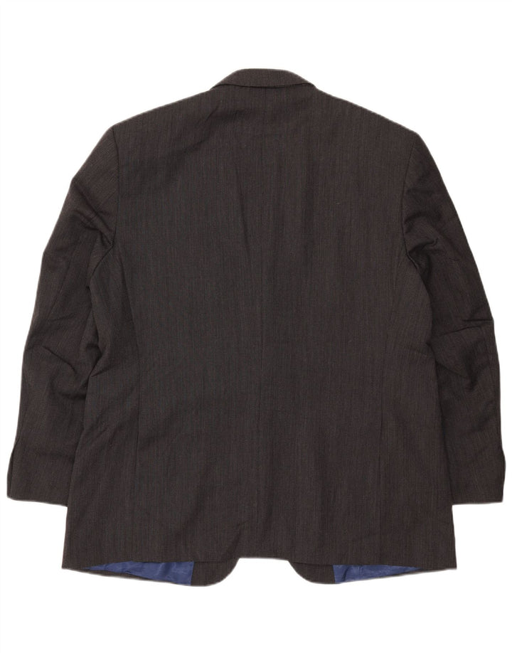 Мужской пиджак на двух пуговицах Marks & Spencer UK 44 2XL, серая шерсть